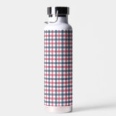 Red White Blue kariert Trinkflasche (Rechts)