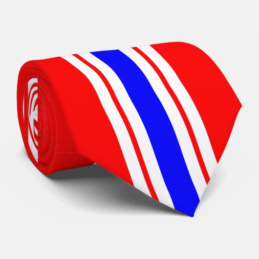 Red White Blue Krawatte (Gerollt)