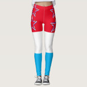 Red White Blue Leggings (Vorderseite)