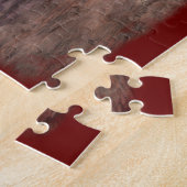 Red White & Blue Mustang Horse Puzzle (Seite)