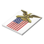 Red White & Blue Notizblock (Rotiert)