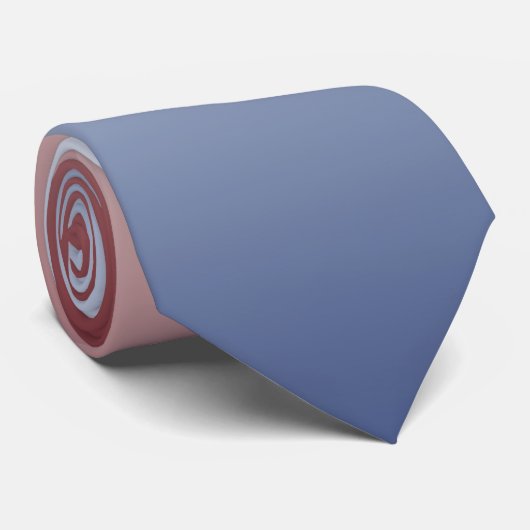 Red White Blue Ombre Krawatte (Gerollt)