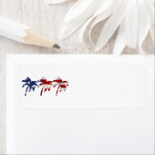 Red White Blue Palm Tree (Insitu)