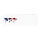 Red White Blue Palm Tree (Vorne)
