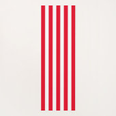 Red White Blue Patriogram Monogram Yogamatte (Rückseite)