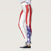 Red White & Blue, Patriot, Freedom, American Flag Leggings (Links)