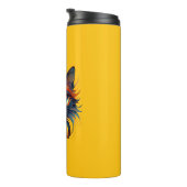 Red White & Blue Patriotic Cat Thermosbecher (Nach rechts gedreht)