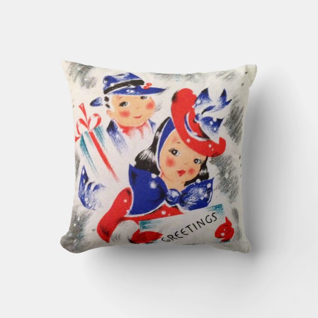 Red White Blue Patriotic Kissen (Vorderseite)