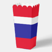 Red White Blue Patriotic Popcorn Geschenkschachtel (Rückseite)