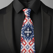 Red White Blue Patriotic Style Krawatte