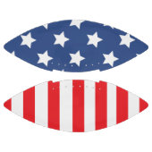 Red White & Blue Patriotic USA Flag Football (Paneele)