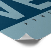 Red White Blue Pop Art Chicken Poster - Veganer AF (Ecke)