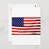 Red White Blue Postkarte (Vorne/Hinten)