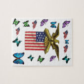 Red White & Blue Puzzle (Horizontal)