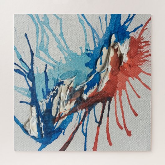 Red White & Blue-Puzzle Puzzle (Horizontal)