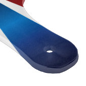Red White Blue Radial Muster Schneidebrett (Ecke)