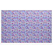 Red White Blue Retro Rainbow Stoff (Fat Quarter (45,7 x 55,9 cm))