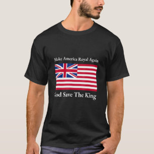 Red White Blue Royal American Flag Vector T-Shirt