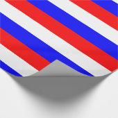 Red White Blue - Russland-Flagge Geschenkpapier (Ecke)
