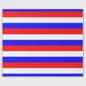 Red White Blue - Russland-Flagge Geschenkpapier (Flach)