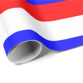 Red White Blue - Russland-Flagge Geschenkpapier (Rolleneckpunkt)