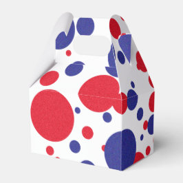 Red White Blue Shimmer Trump Riesiges Party Geschenkschachtel