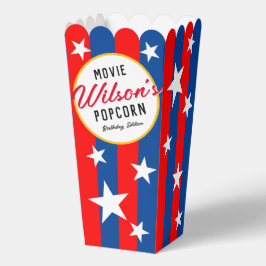 Red White Blue Special Event Movie Night Popcorn Geschenkschachtel