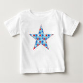 Red White & Blue Star of Stars Baby T-shirt (Vorderseite)
