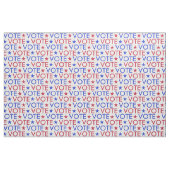 Red White Blue Star Vote Muster Stoff (Fat Quarter (45,7 x 55,9 cm))