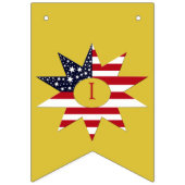 Red White Blue Star Wimpelkette (Erste Fahne)