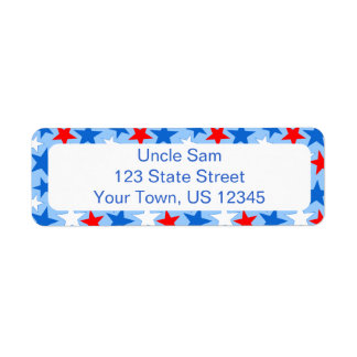 Red White & Blue Stars