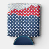 Red White & Blue Stars Dosenkühler (Vorderseite)