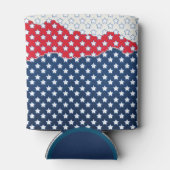 Red White & Blue Stars Dosenkühler (Rückseite)