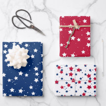 Red White Blue Stars Muster USA Unabhängigkeitstag