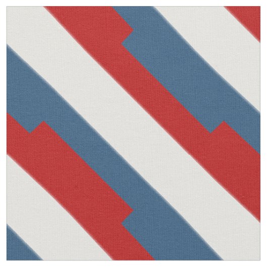 Red White Blue Strip Stoff (Nahaufnahme)