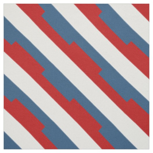 Red White Blue Strip Stoff (Muster)