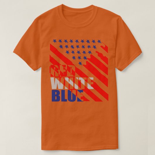 Red White Blue T-Shirt (Design vorne)