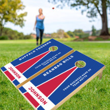 Red White Blue Team Colors Custom