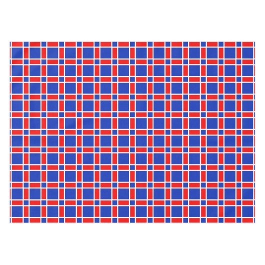 Red White & Blue Tischdecke (Vorderseite (Horizontal))