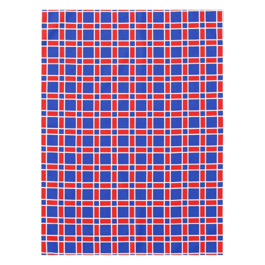 Red White & Blue Tischdecke (Vorderseite)