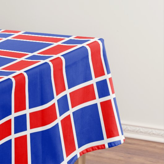 Red White & Blue Tischdecke (Beispiel)