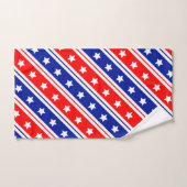 Red White Blue US Flagge Badhandtuch Set (Handtuch)