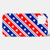 Red White Blue US Flagge Case-Mate iPhone Hülle (Rückseite (Horizontal))