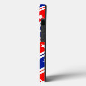 Red White Blue US Flagge Case-Mate iPhone Hülle (Rückseite / Links)
