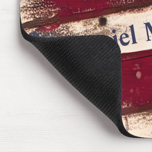 Red White Blue US Flagge Mousepad (Ecke)