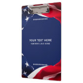 Red White & Blue-USA Flag Stars And Stripes 4 Klemmbrett (Links)