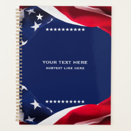 Red White & Blue-USA Flag Stars And Stripes 4 Planer