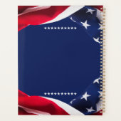 Red White & Blue-USA Flag Stars And Stripes 4 Planer (Rückseite)