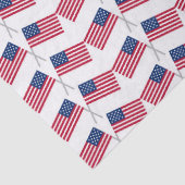 Red White Blue USA Flaggen 4. Juli Seidenpapier (Detail)