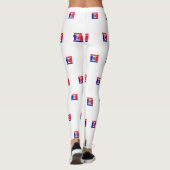 Red White Blue USA Leggings (Rückseite)